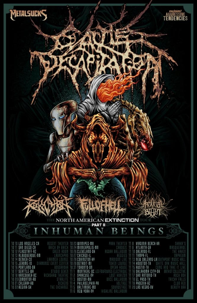 The North American Extinction Tour Part II: Inhuman beings